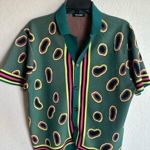 Murano Multicolor Geometric Men's Shirt